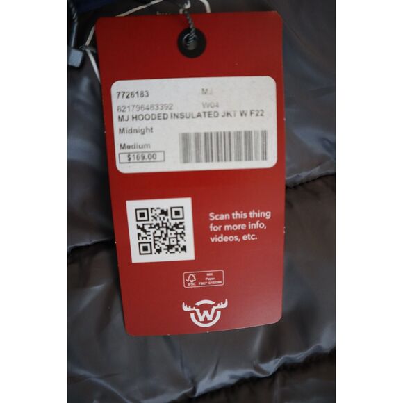 Moosejaw 7726183 Women's Sz M Midnight Blue Hooded Insulated Jacket - Picture 5 of 16